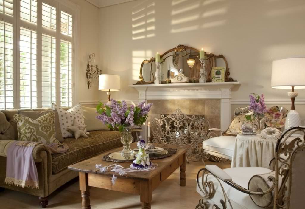 Image of: shabby chic living room furniture style