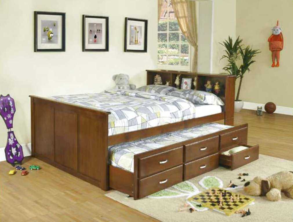 small-full-size-storage-bed-with-bookcase-headboard