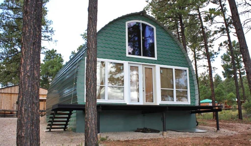 Image of: small prefab steel home