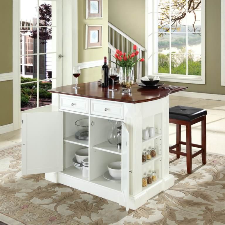 Image of: very small kitchen islands with seating