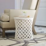 white-drum-accent-table