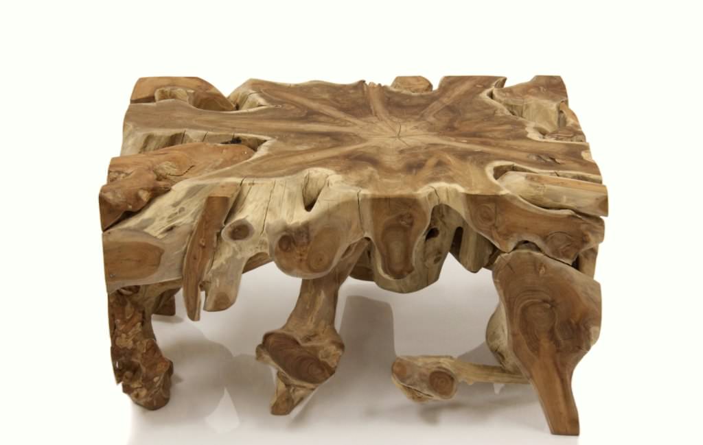 Image of: awesome teak root table