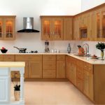 modern-teak-kitchen-cabinets