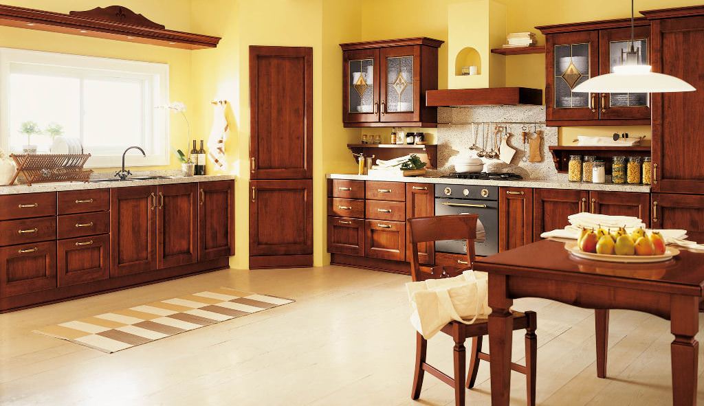 Image of: teak kitchen cabinet doors