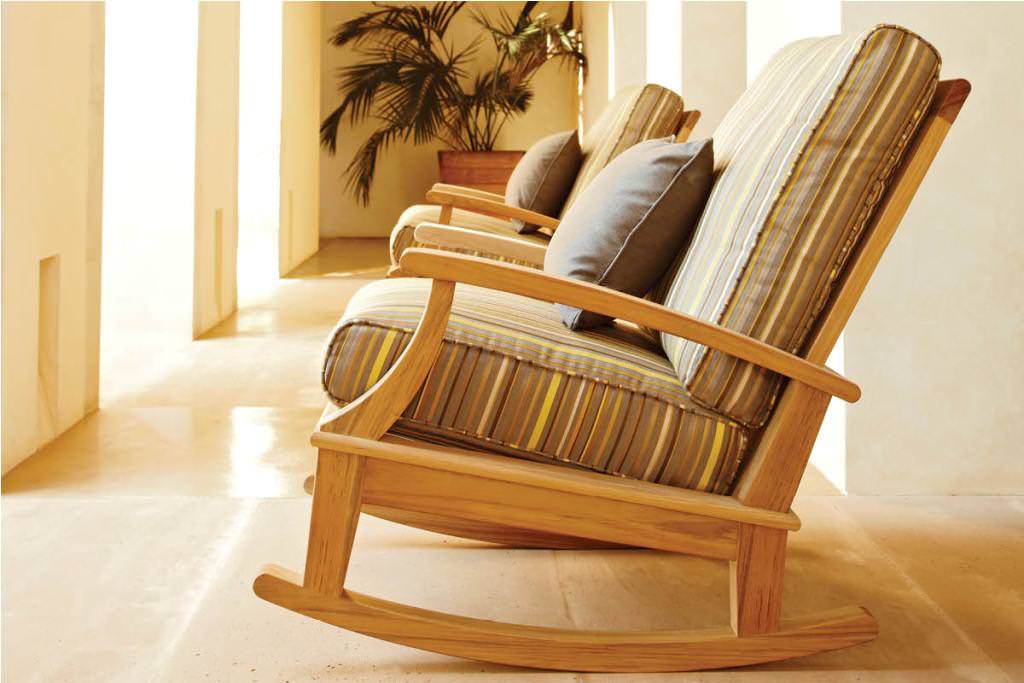 Image of: teak rocking chair ideas