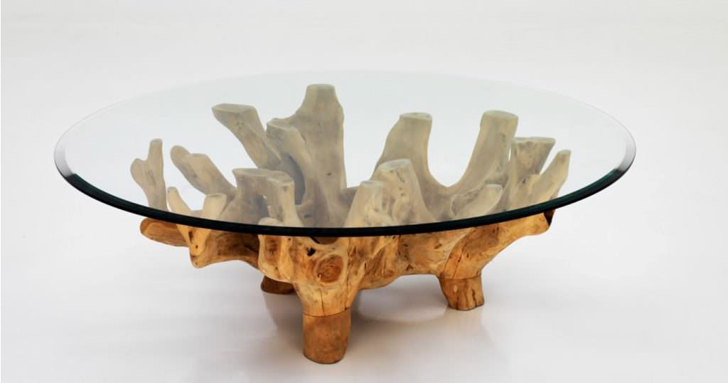 Image of: teak root table furniture