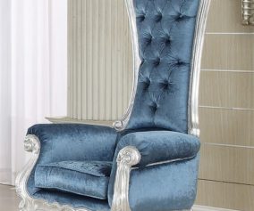 antique-silver-accent-chair