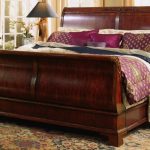 antique-sleigh-bed-mahogany