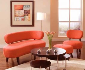 awesome-burnt-orange-accent-chair