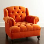 burnt-orange-accent-chair-style