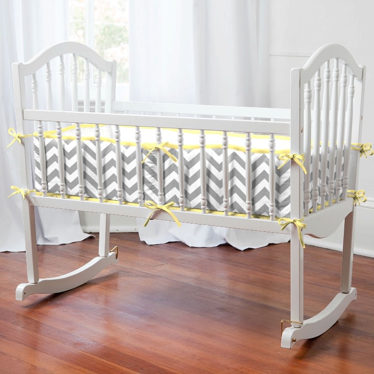 Image of: chevron baby bedding set