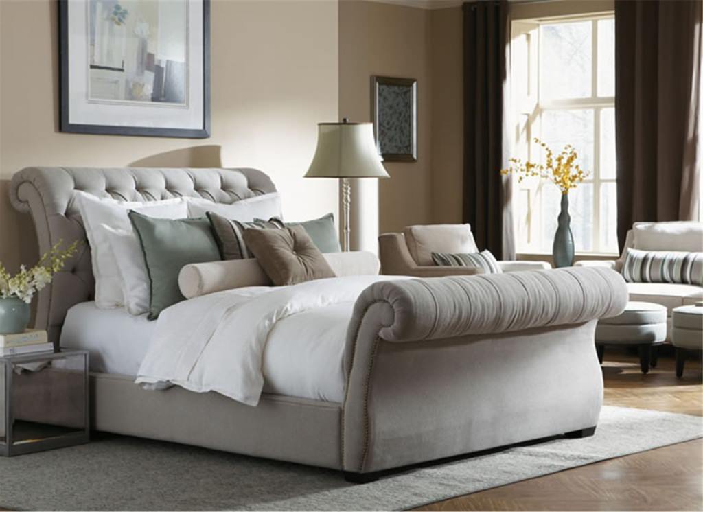 Image of: contemporary sleigh bed collection