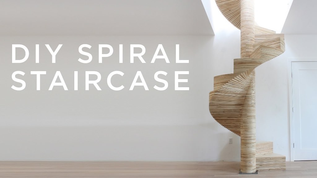 Image of: diy spiral staircase