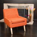 modern-burnt-orange-accent-chair