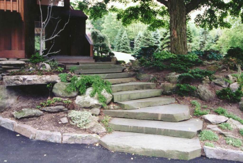 Image of: stone staircase plans