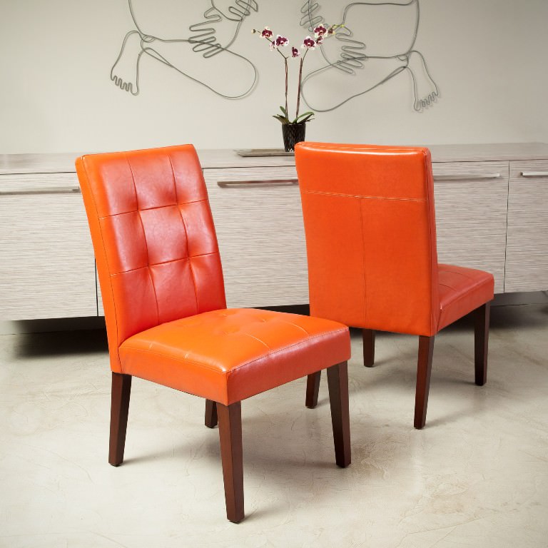 Image of: twin burnt orange accent chair
