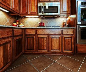 antique-walnut-gel-stain-kitchen-cabinets