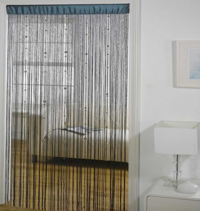 Image of: beaded door curtains design