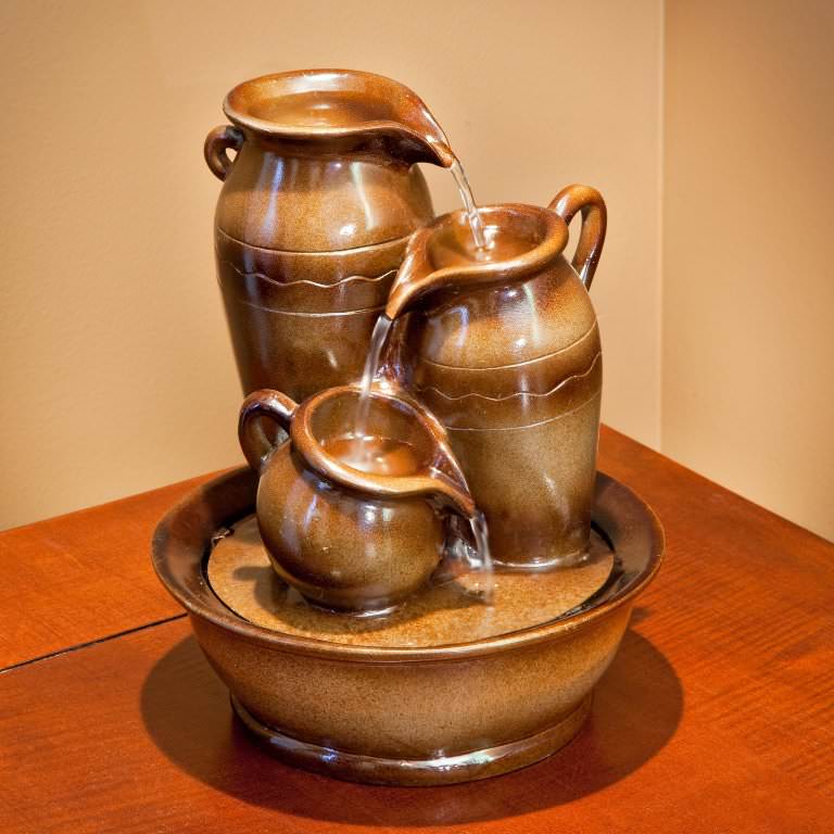 Image of: ceramic tabletop fountains