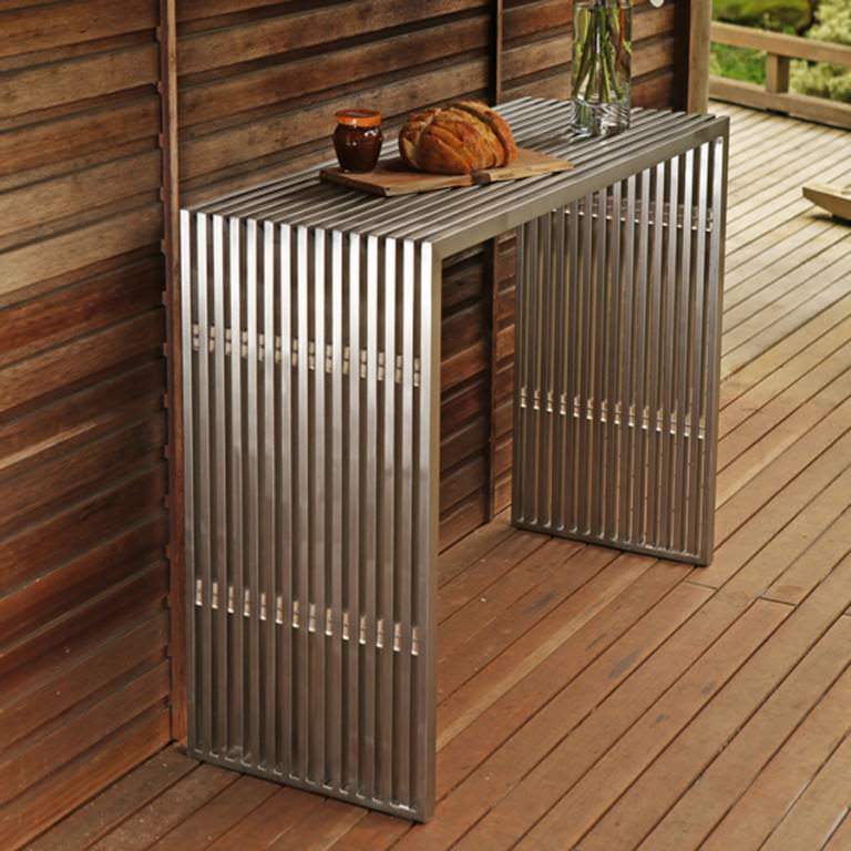 Image of: contemporary outdoor console table
