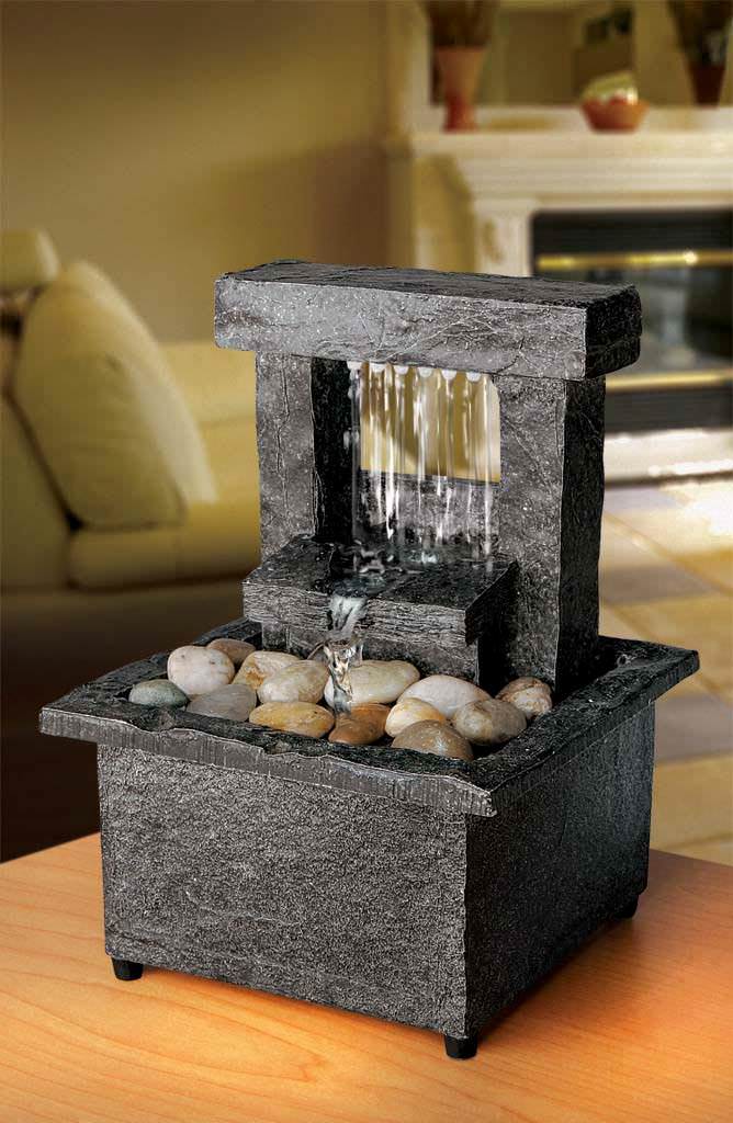 Image of: indoor tabletop water fountain style