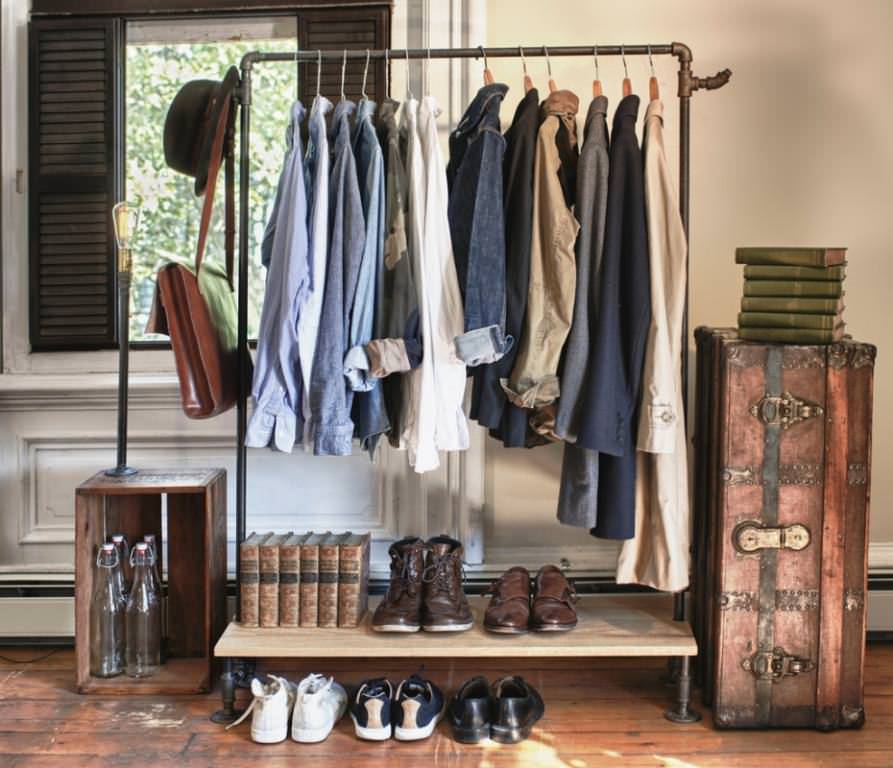 Image of: industrial portable closets