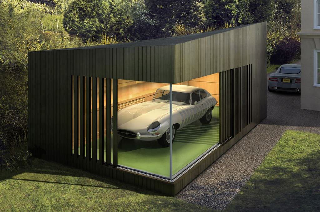 Image of: modern prefab garage idea design