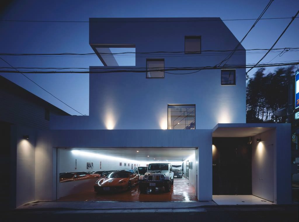 Image of: modern prefab garage