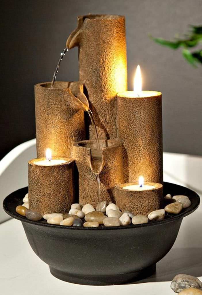 Image of: tabletop fountains