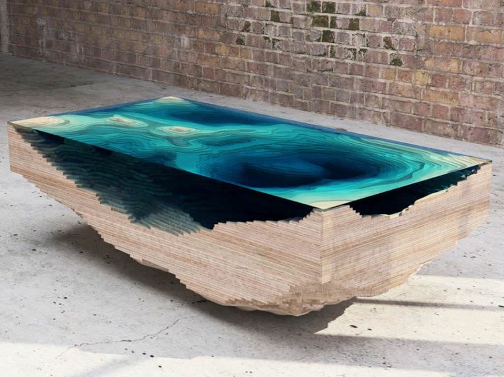Image of: unique acrylic coffee tables