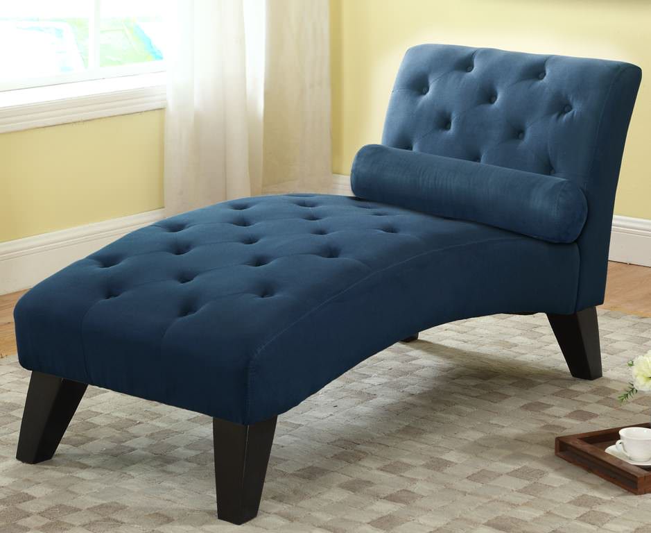 Image of: velvet chaise lounges