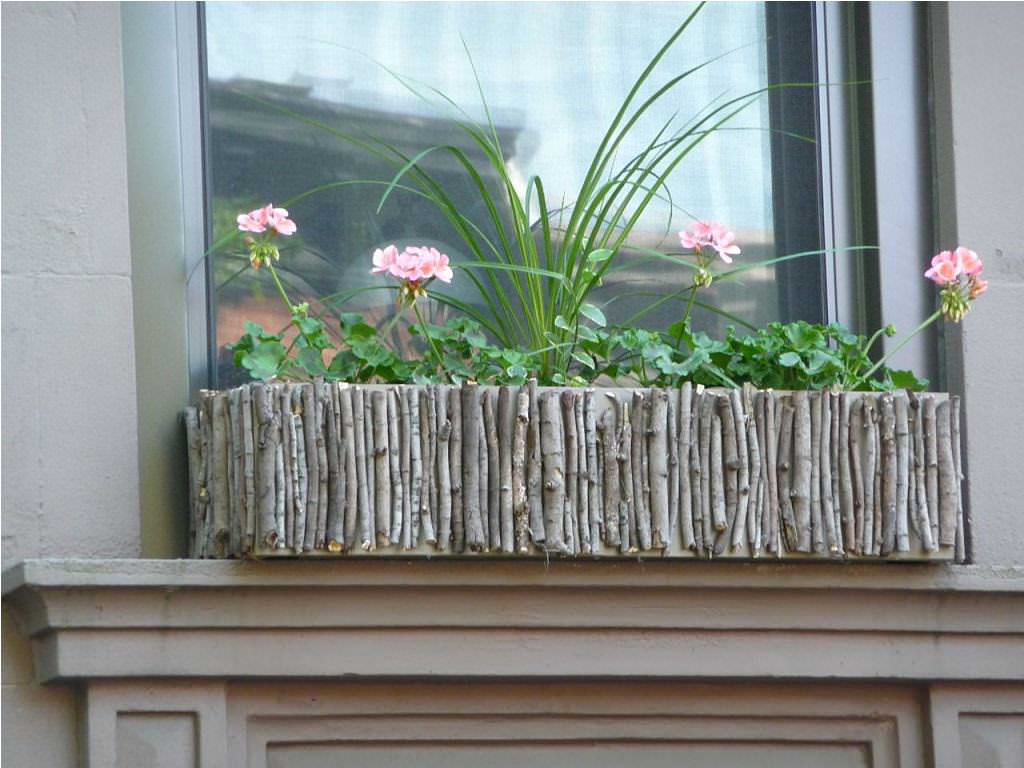 Image of: window flower boxes design