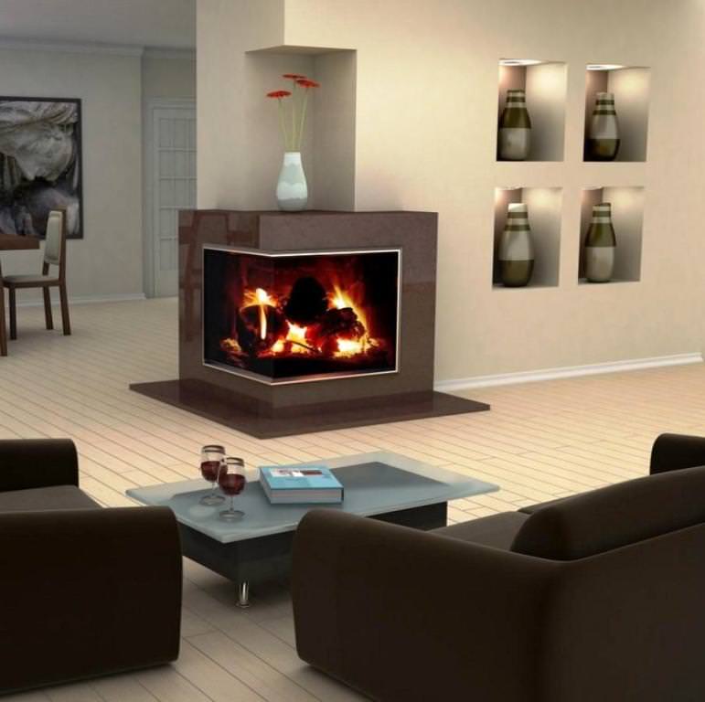 awesome-corner-electric-fireplace-design