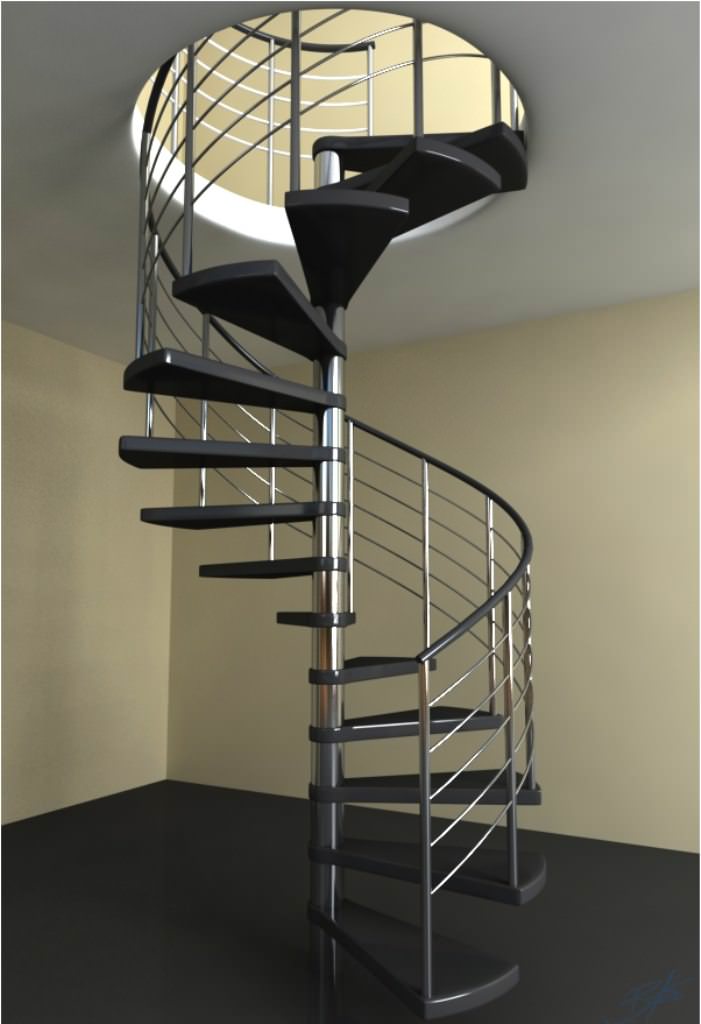Image of: circular staircase kits