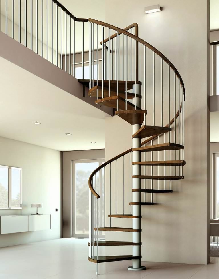 Image of: circular staircase plans