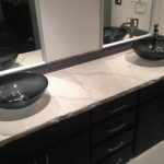 double-black-glass-bowl-sinks-bathroom