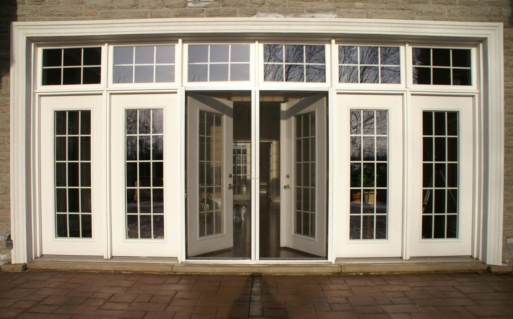 Image of: double french doors exterior design