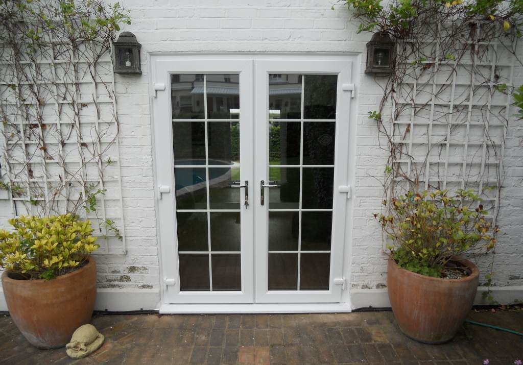Image of: double french doors exterior for patio