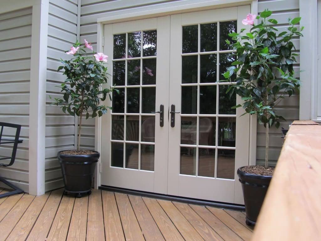 Image of: double french doors exterior style