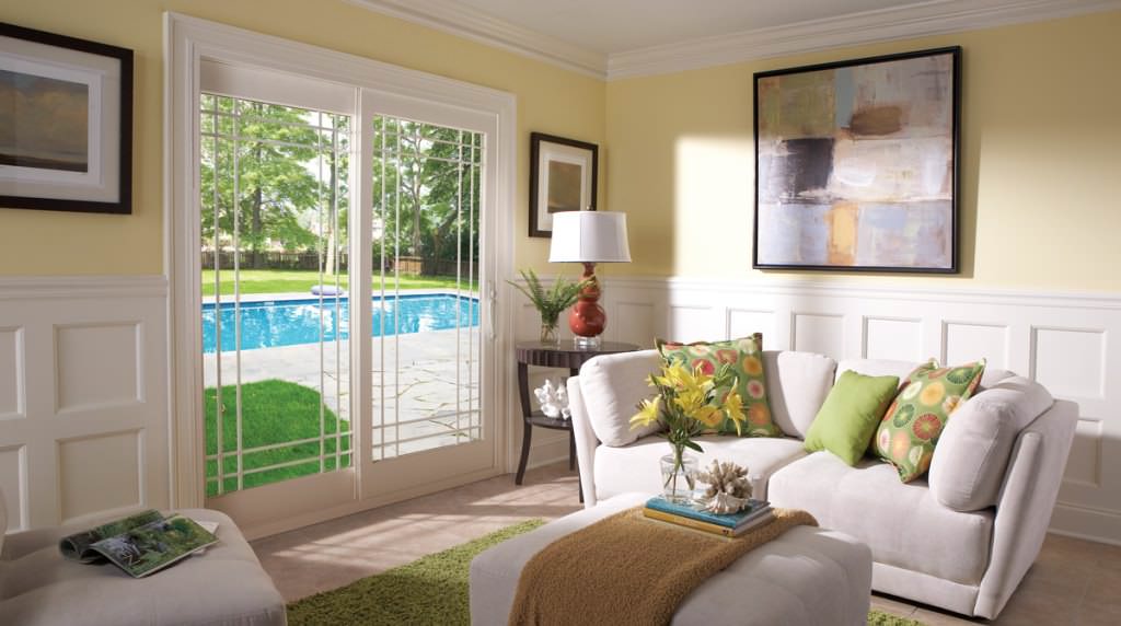 Image of: french doors to outside patio