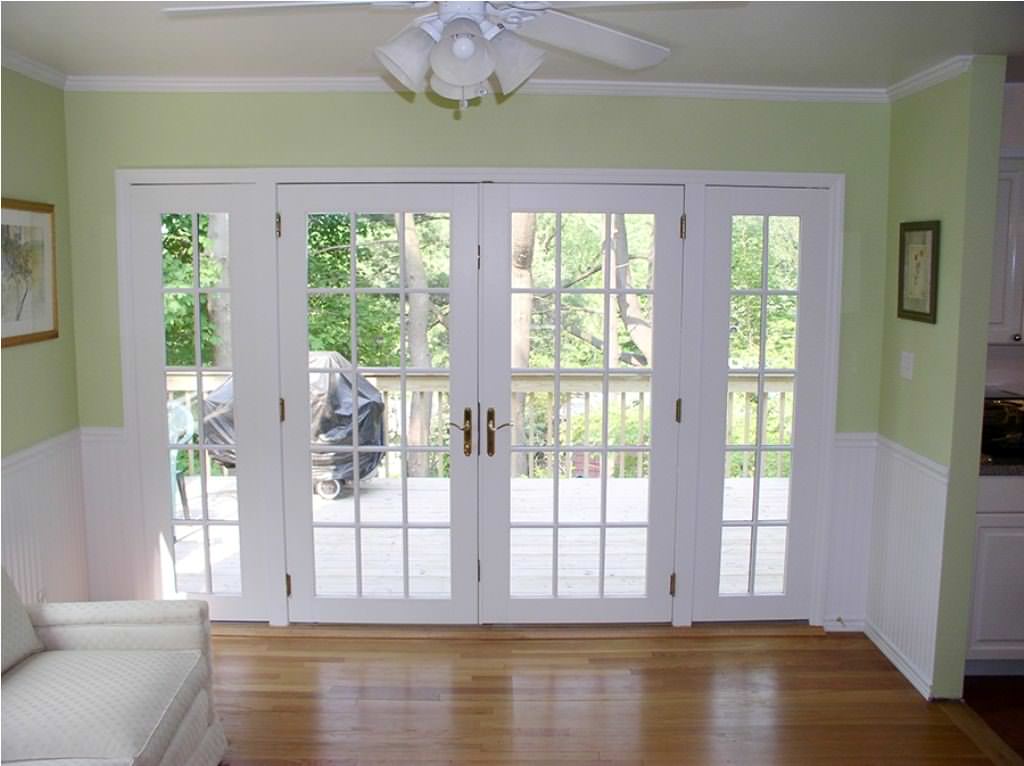 Image of: french doors with screens
