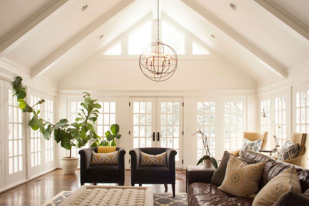 Image of: lighting for vaulted ceilings plans