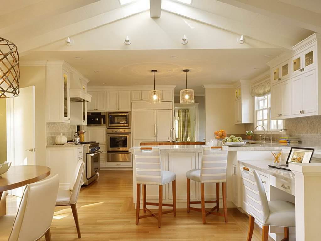 Image of: lighting for vaulted ceilings