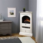 white-corner-electric-fireplace