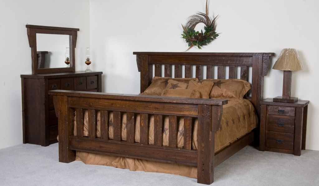 Image of: barn wood bedroom furniture ideas