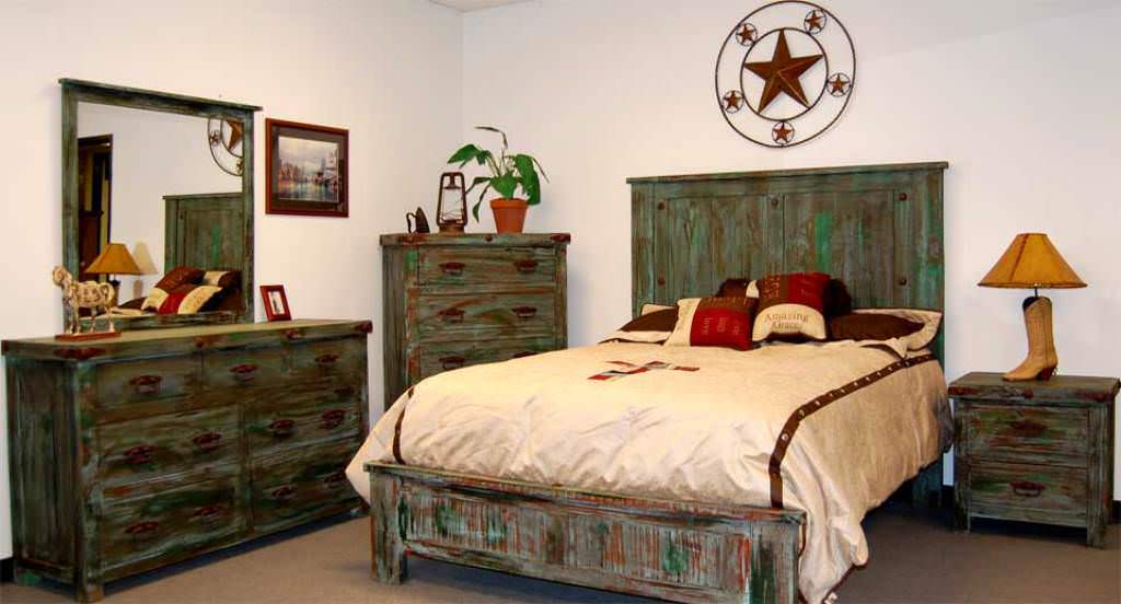 Image of: barn wood bedroom furniture