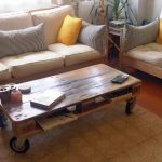 barn wood sofa table