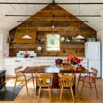 barn wood wall decor for dining rooms idea