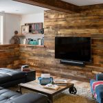 barn wood wall decor ideas for ceiling and fireplace walls