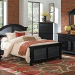 distressed black color bedroom furniture